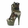 Pleaser - ADORE1020CAMO Bottes de plateforme, Pole dance chaussures - Chaussures de pole dance - Vert Product image